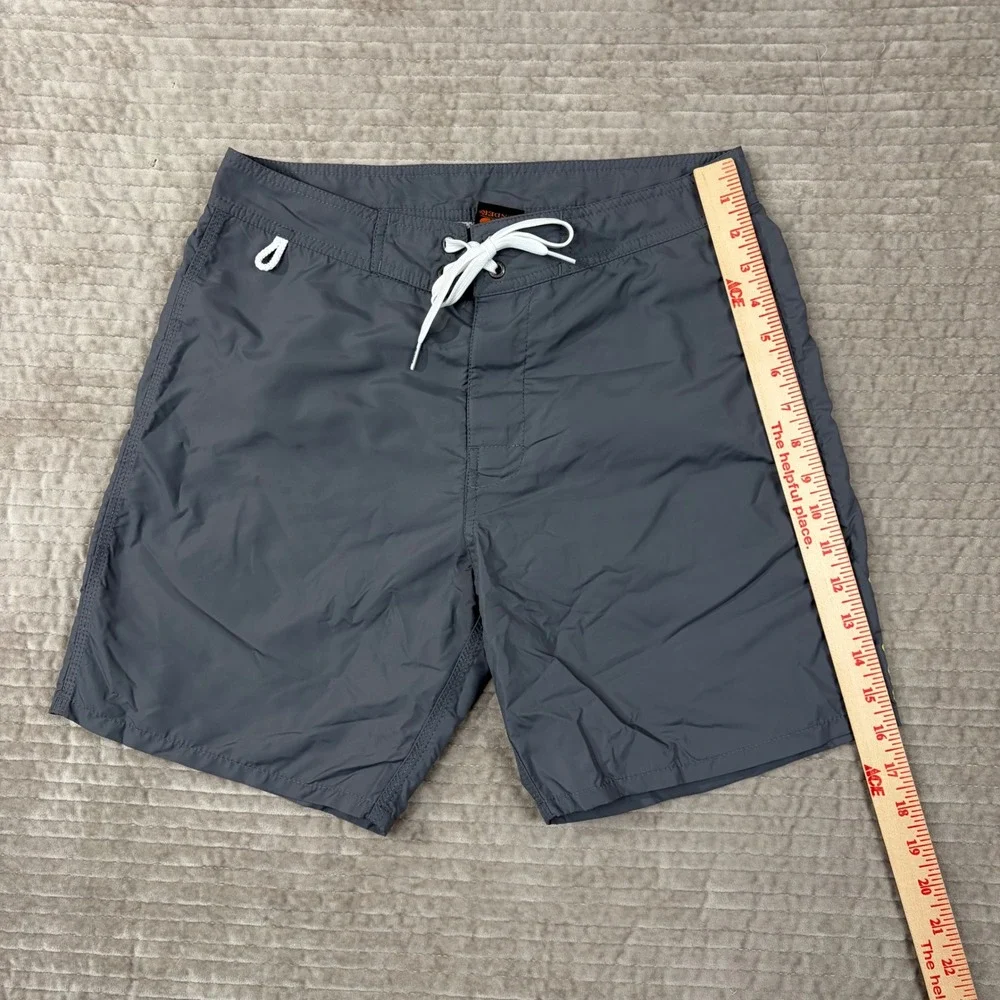 Sundek Mens Rainbow Stripe Board Shorts Gray Size 29 M503BDTA100 Swim Trunks